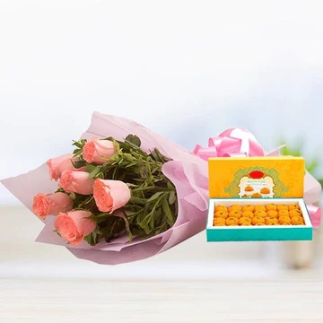 Pink Roses With Sweet